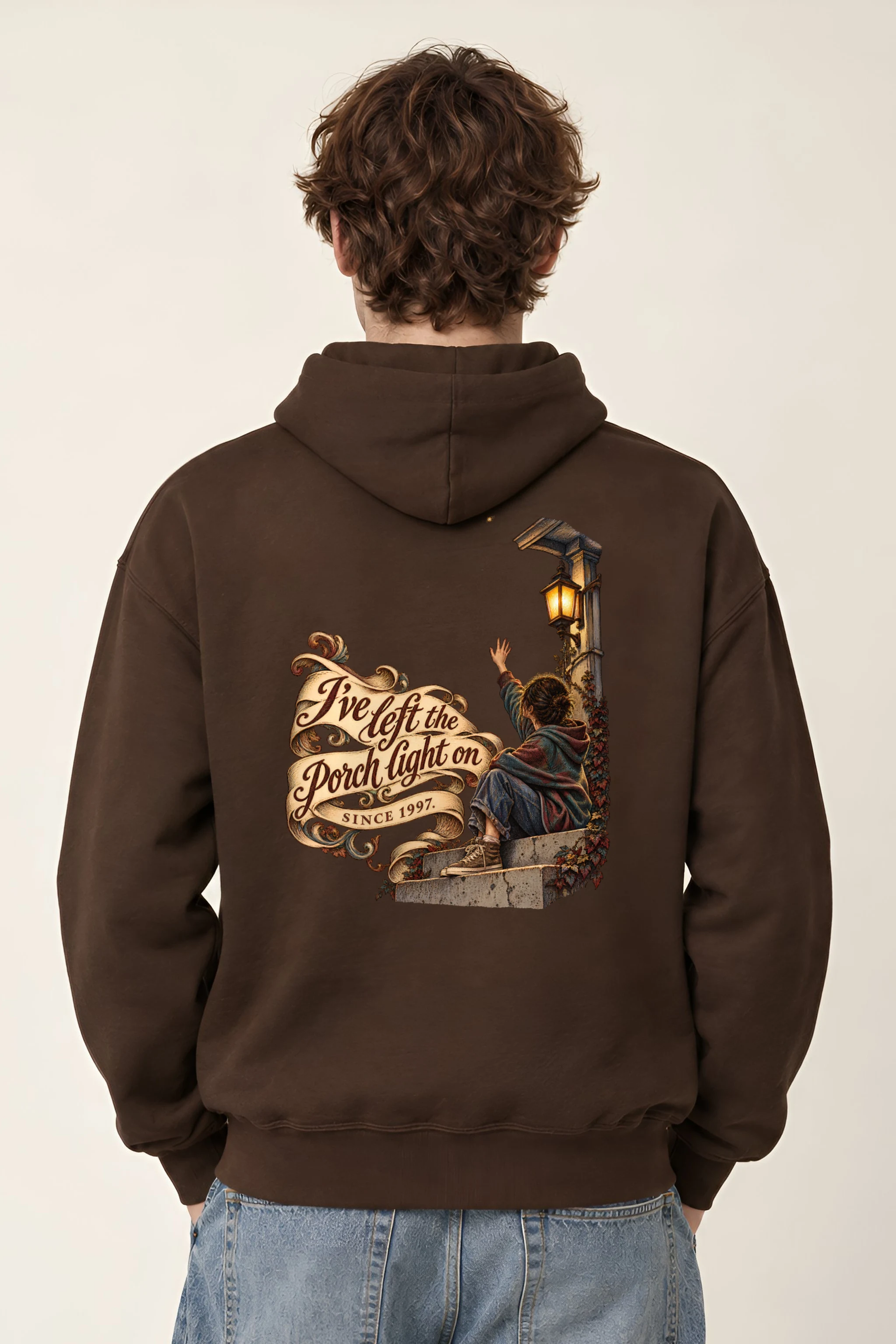 "Porch Light On" Unisex Pullover Hoodie