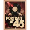 "Portrait at 45" Premium Wooden Framed Poster