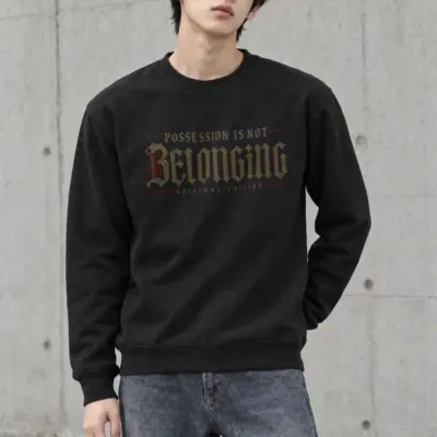 "Possession Is Not Belonging" Heavy Blend Unisex Crewneck Sweatshirt