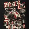 "Practice Lap Before Breakfast" Heavyweight Unisex Crewneck T-shirt