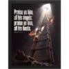 "Praise Ye Him, All His Angels" Premium Wooden Framed Poster