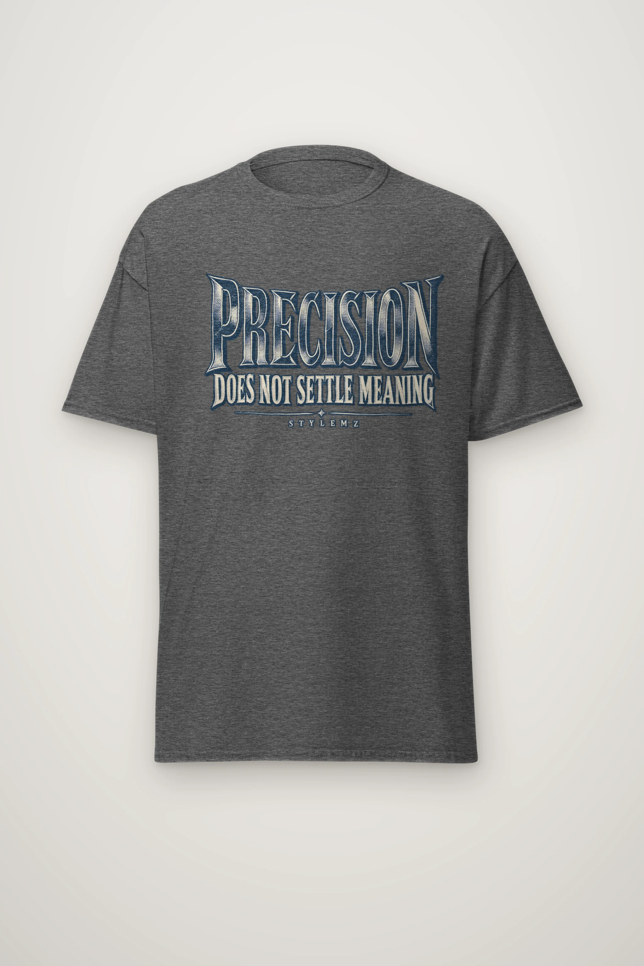 "Precision Does Not Settle Meaning" Heavyweight Unisex Crewneck T-shirt