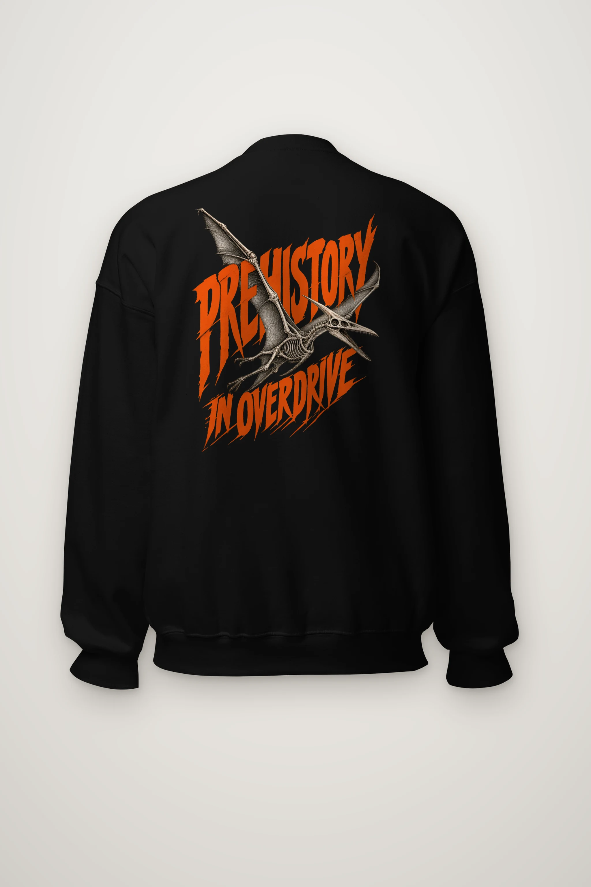"Prehistory in Overdrive" Heavy Blend Unisex Crewneck Sweatshirt
