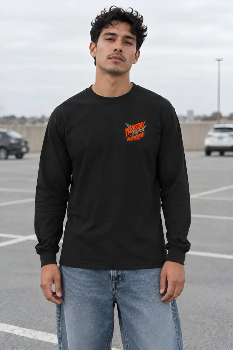 "Prehistory in Overdrive" Unisex Longsleeve T-shirt