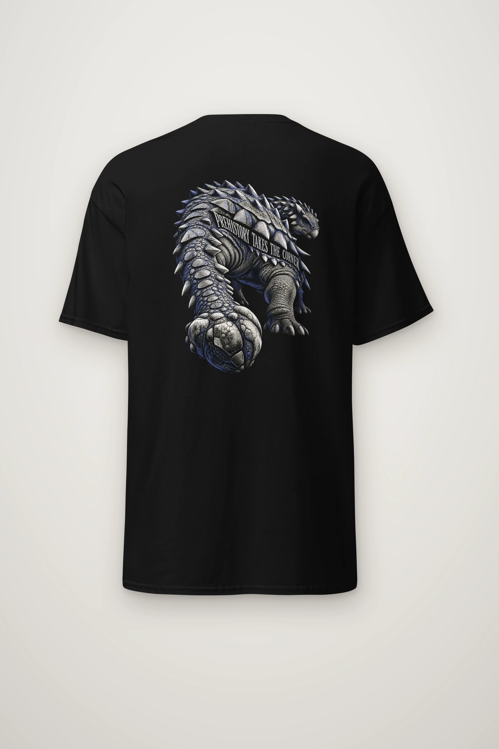 "Prehistory Takes the Corner" Heavyweight Unisex Crewneck T-shirt