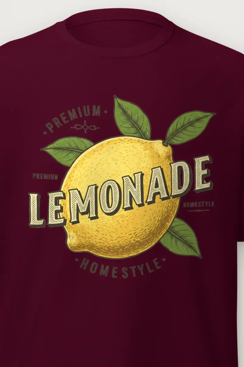 "Premium Lemonade" Heavyweight Unisex Crewneck T-shirt