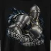 "Pressure Meets Its Match" Men's Oversized Heavyweight Crewneck T-Shirt