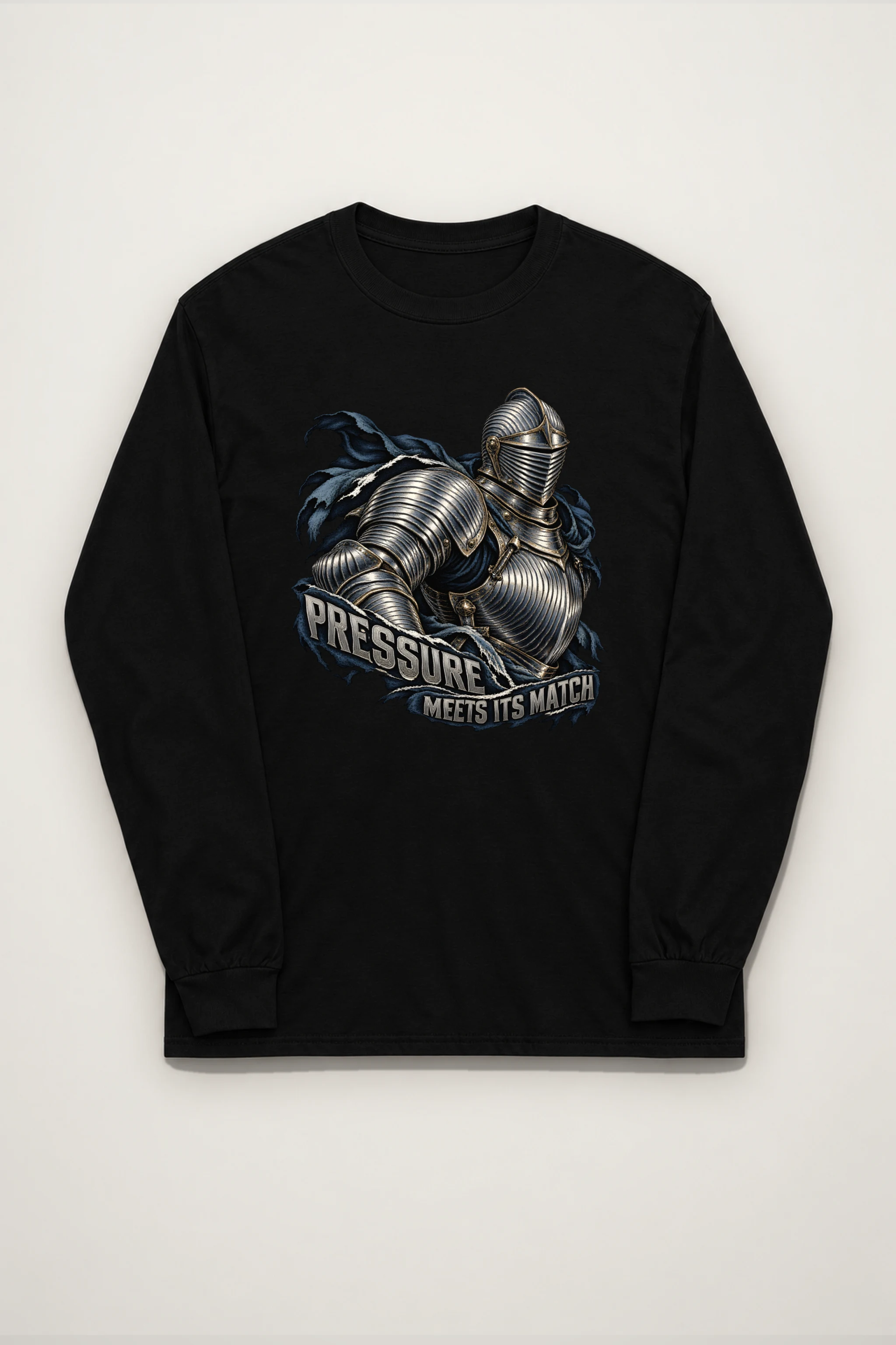 "Pressure Meets Its Match" Unisex Longsleeve T-shirt