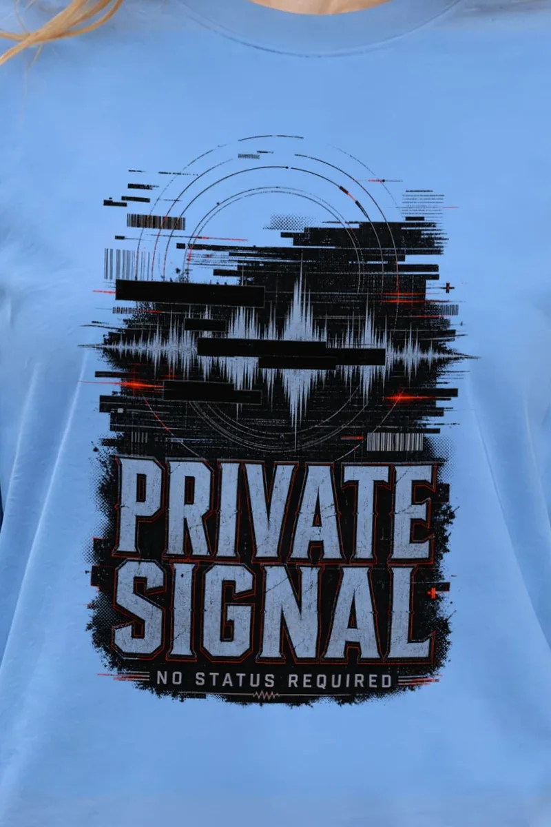 "Private Signal" Unisex Longsleeve T-shirt