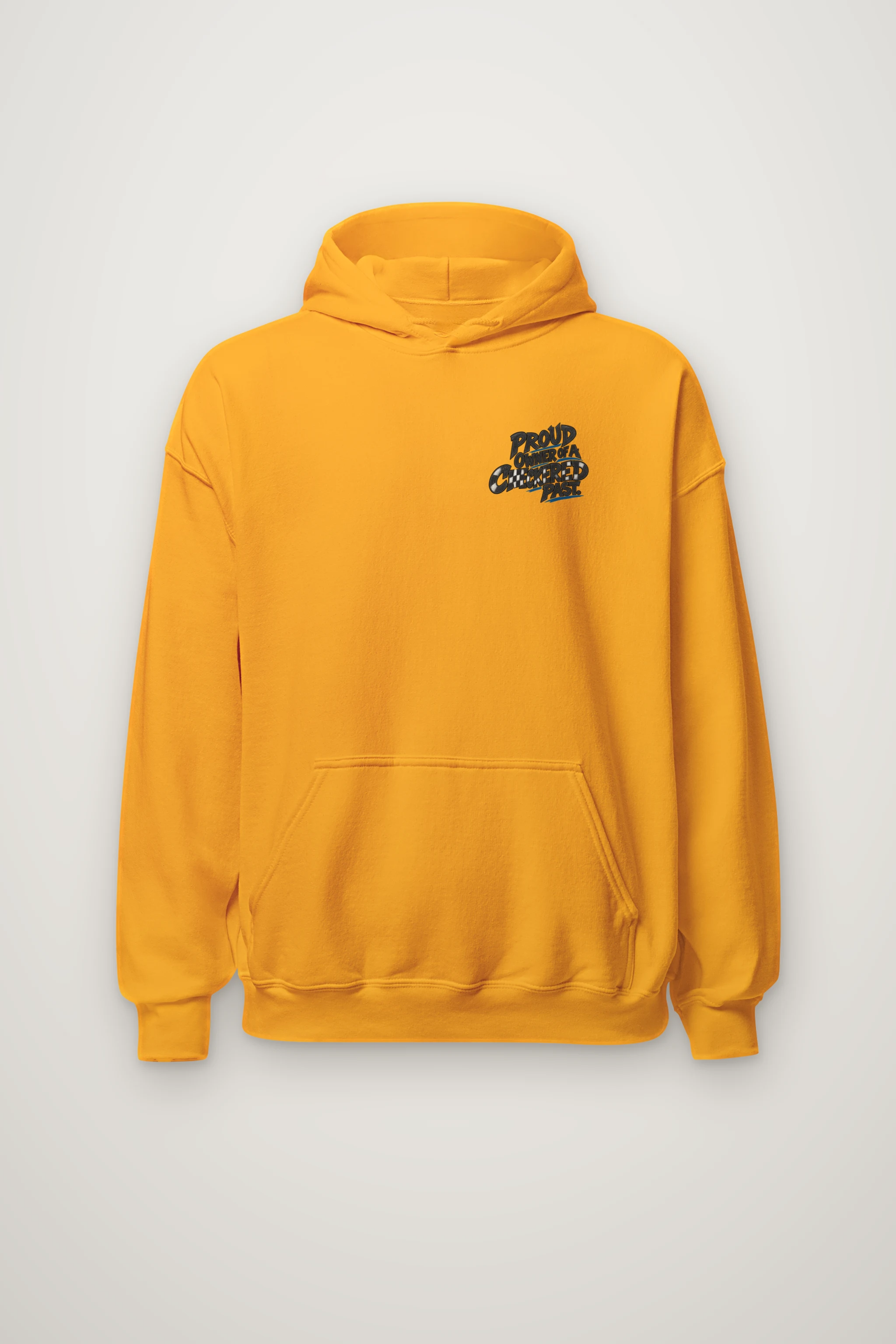 "Proud Owner of a Checkered Past" Heavy Blend Unisex Pullover Hoodie