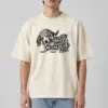 "Proud Owner of a Checkered Past" Men's Oversized Heavyweight Crewneck T-Shirt