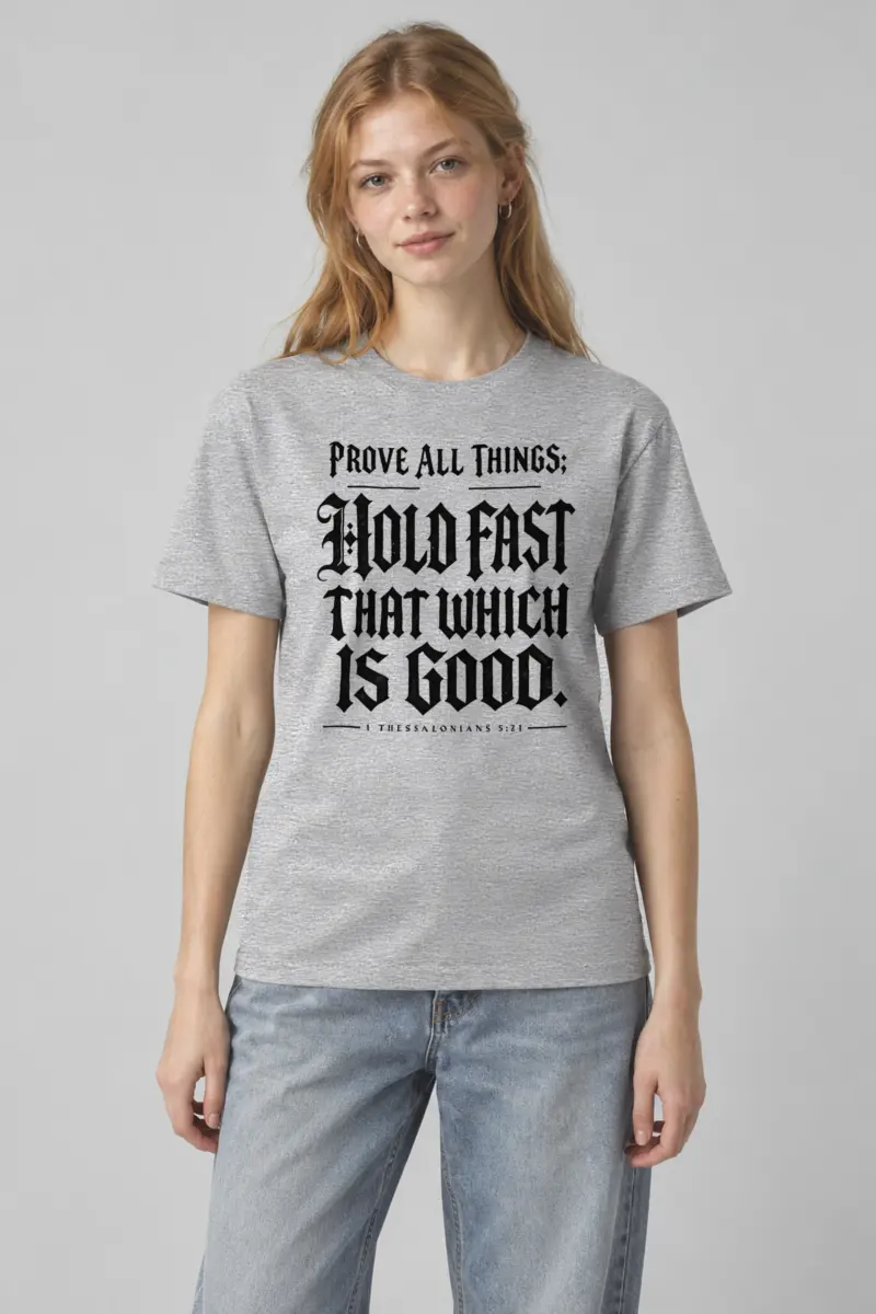 "Prove All Things" Heavyweight Unisex Crewneck T-shirt