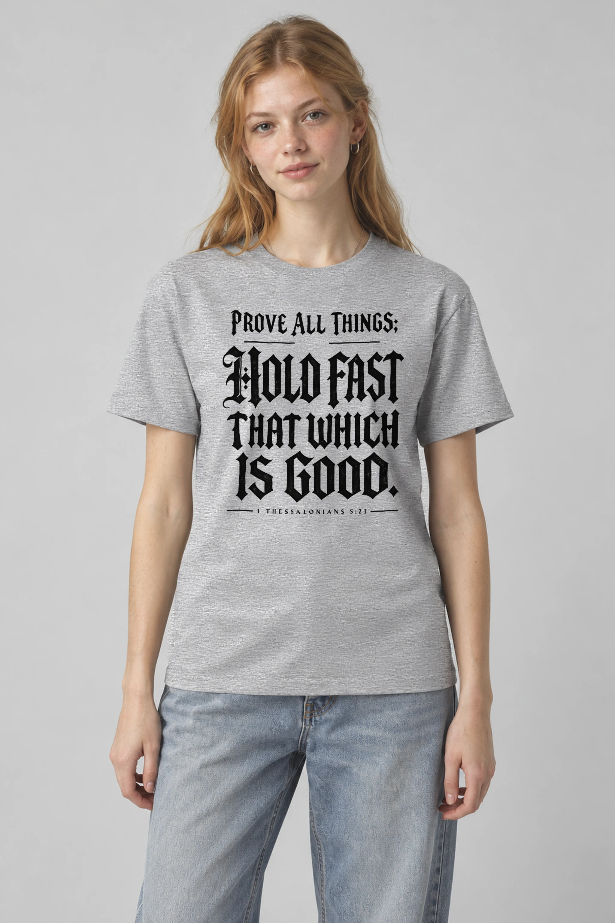 "Prove All Things" Heavyweight Unisex Crewneck T-shirt