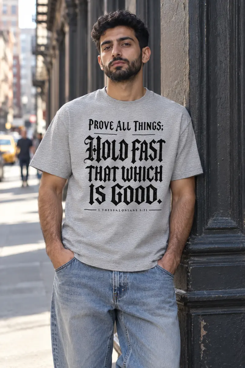 "Prove All Things" Heavyweight Unisex Crewneck T-shirt