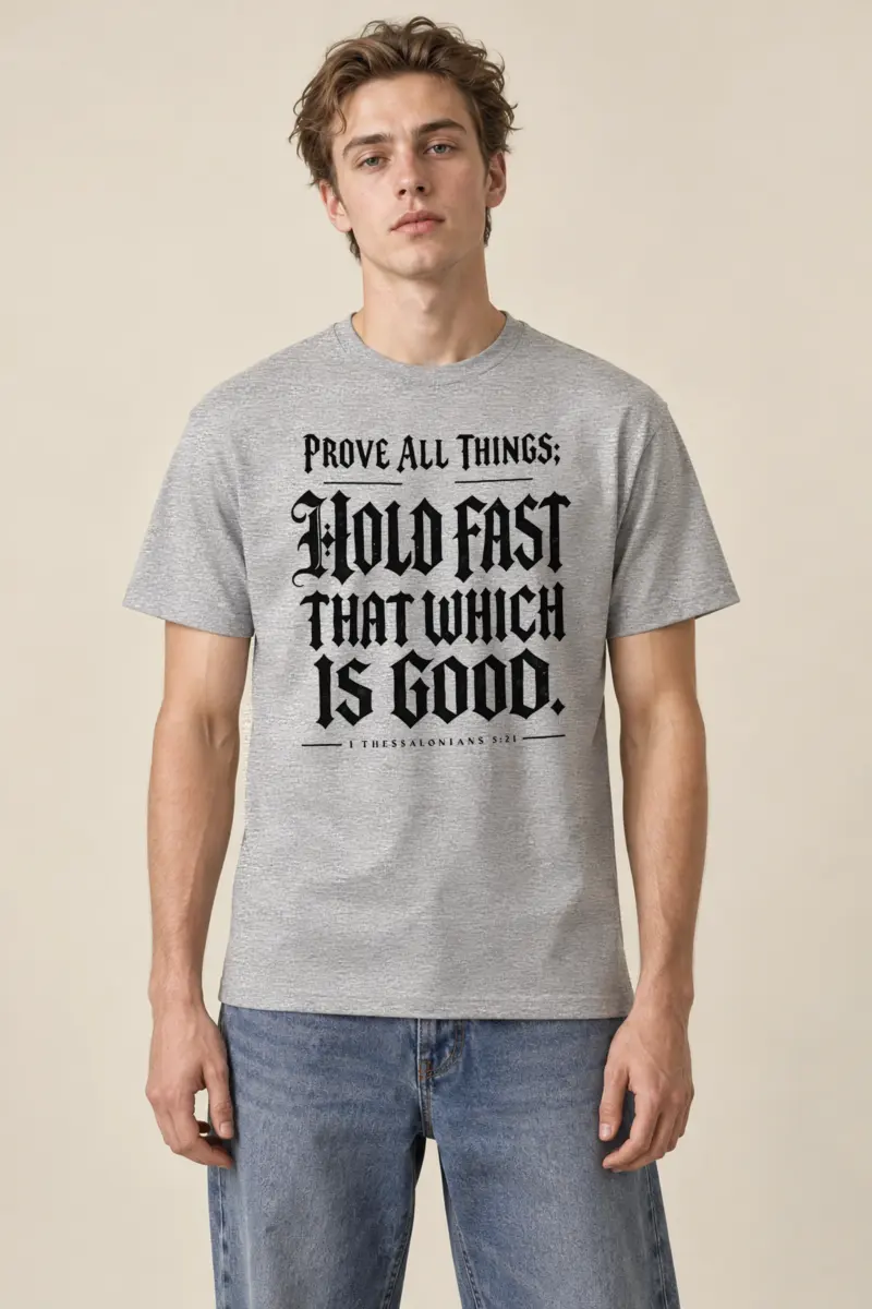 "Prove All Things" Heavyweight Unisex Crewneck T-shirt