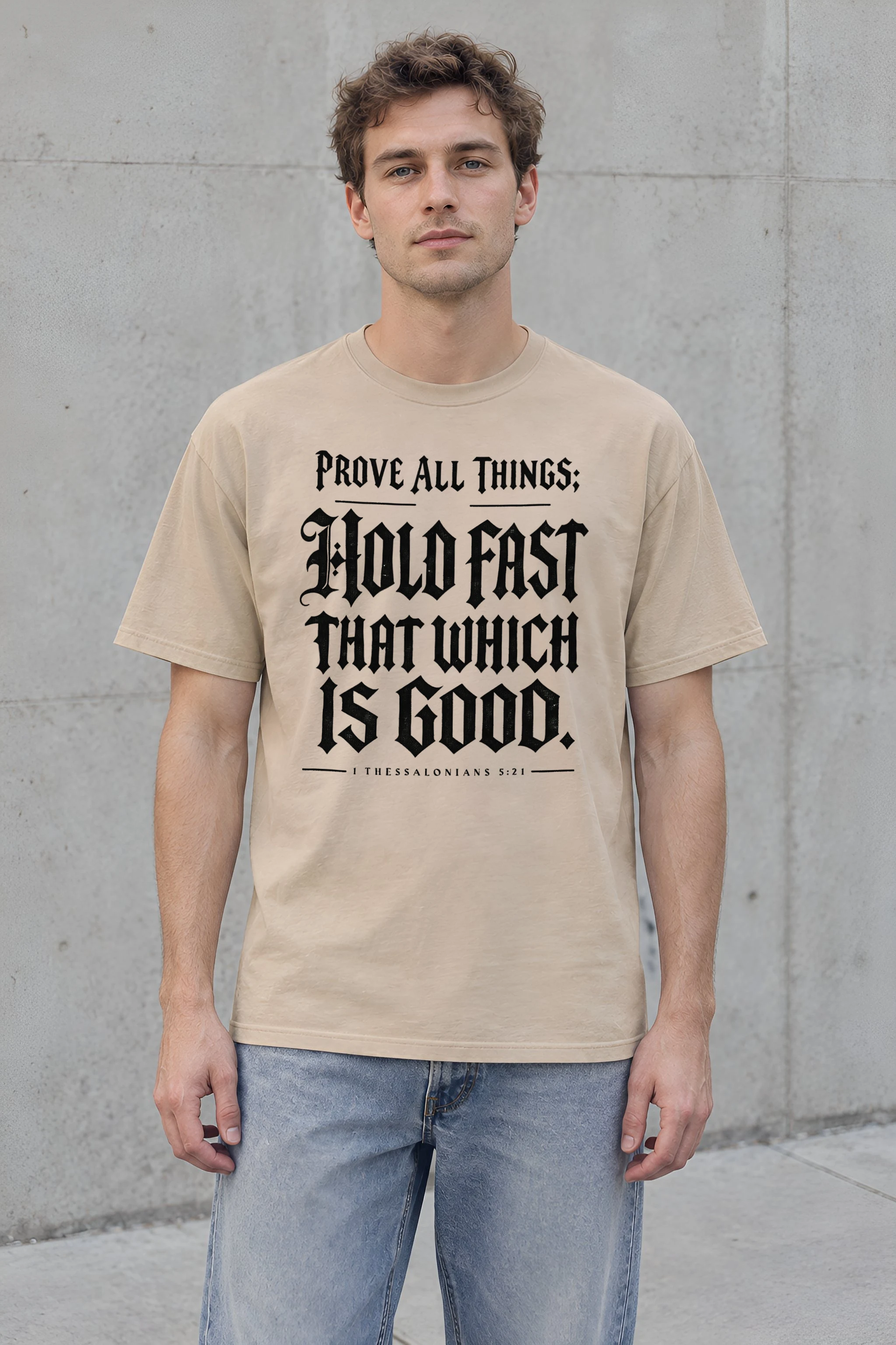"Prove All Things" Heavyweight Unisex Crewneck T-shirt