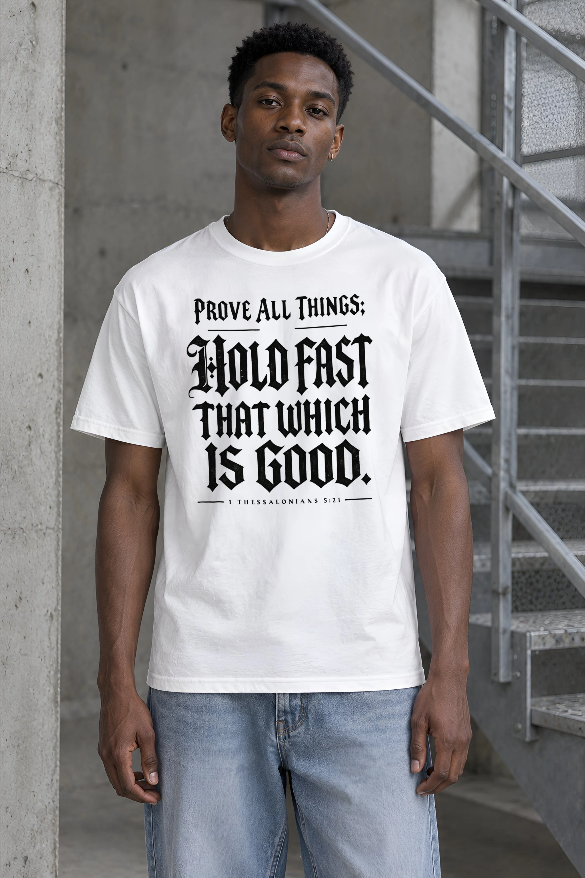 "Prove All Things" Heavyweight Unisex Crewneck T-shirt