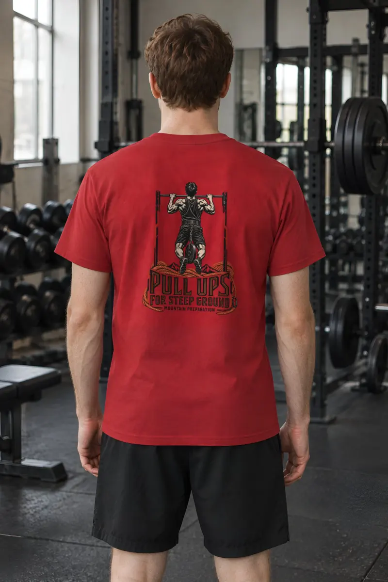 "Pull Ups for Steep Ground" Heavyweight Unisex Crewneck T-shirt
