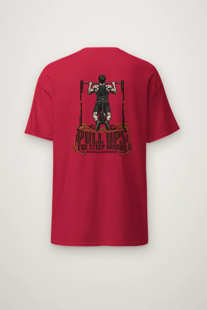 "Pull Ups for Steep Ground" Heavyweight Unisex Crewneck T-shirt