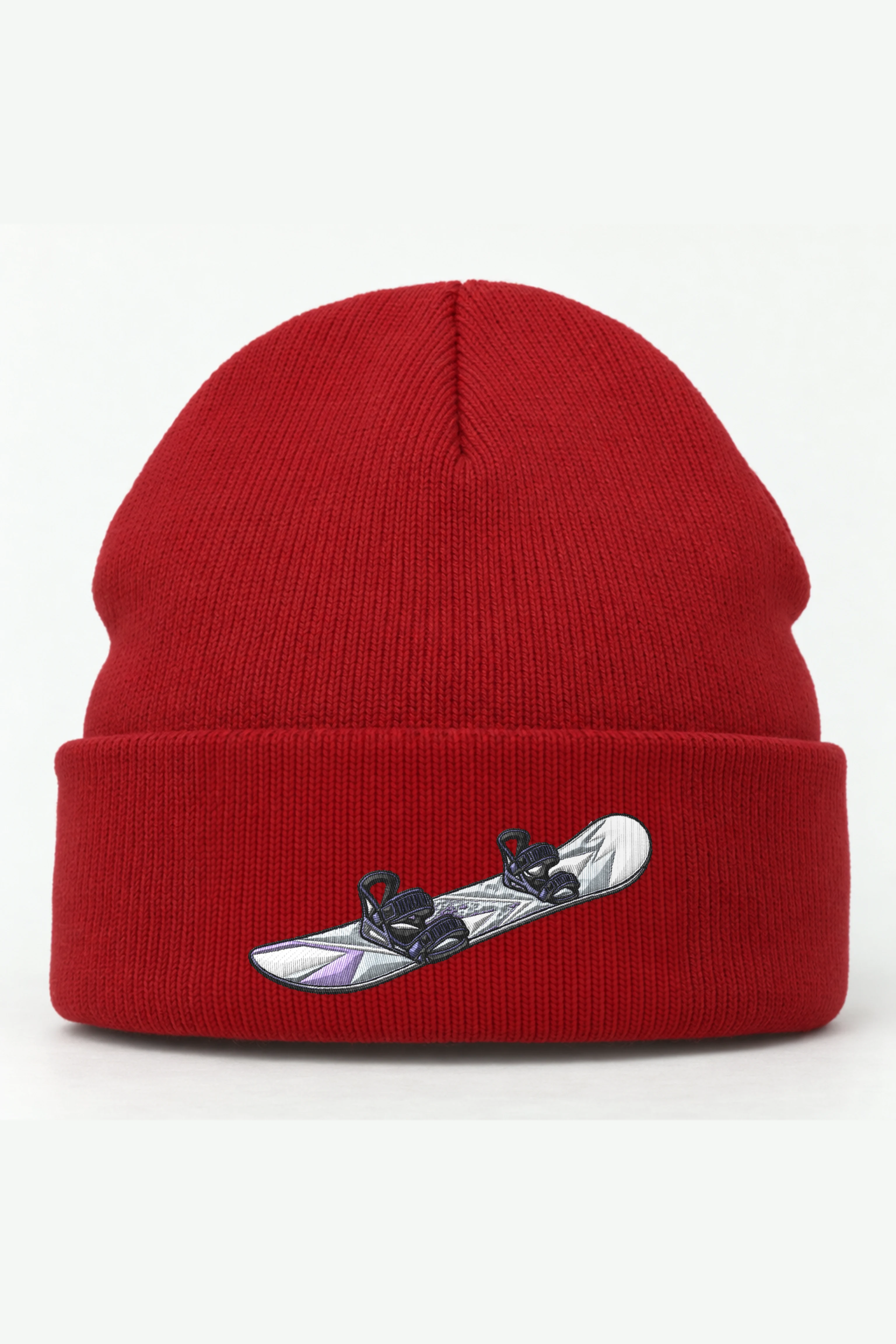 "Purple Shard Snowboard" Cuffed Beanie · Embroidered