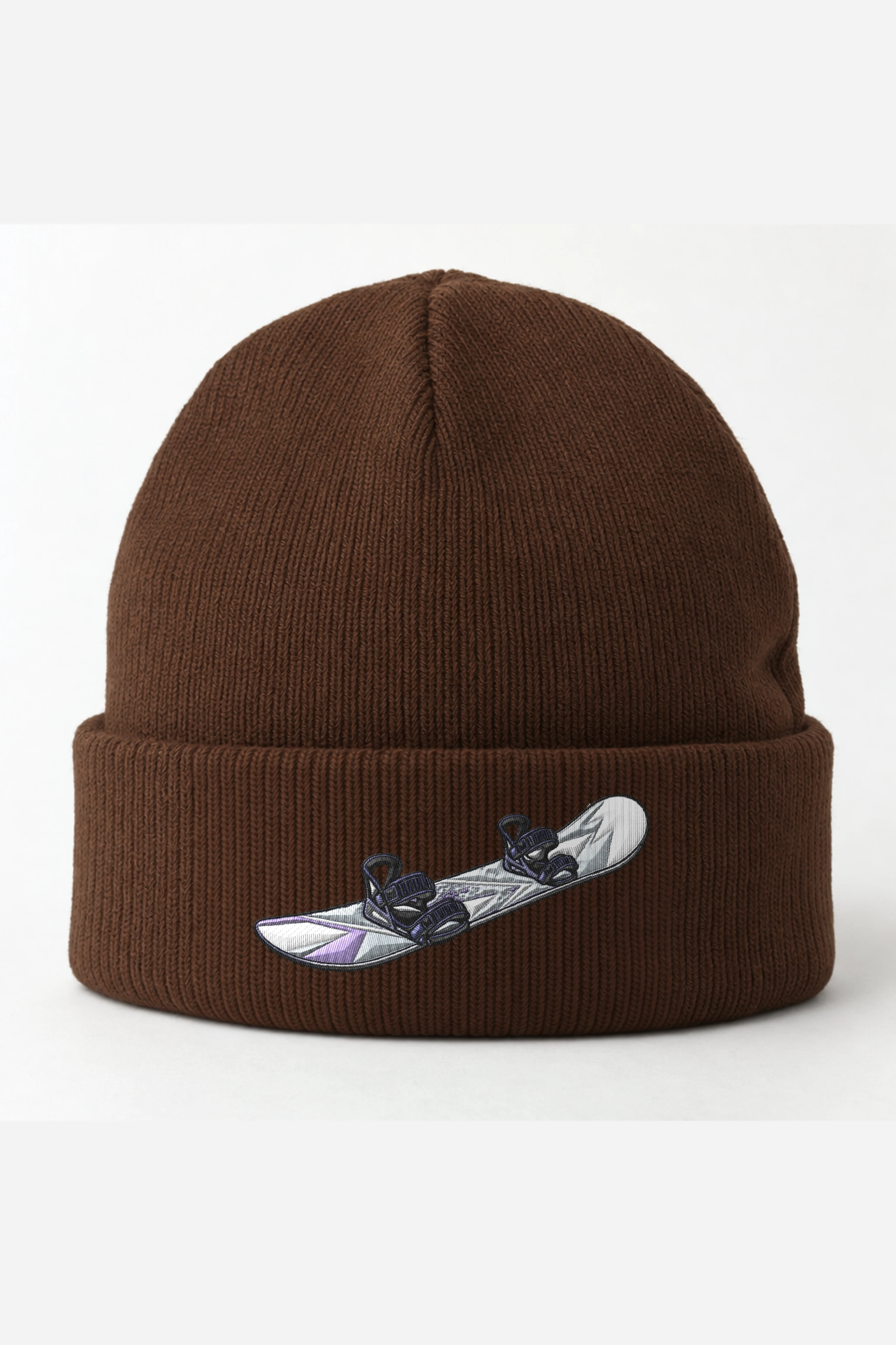 "Purple Shard Snowboard" Cuffed Beanie · Embroidered