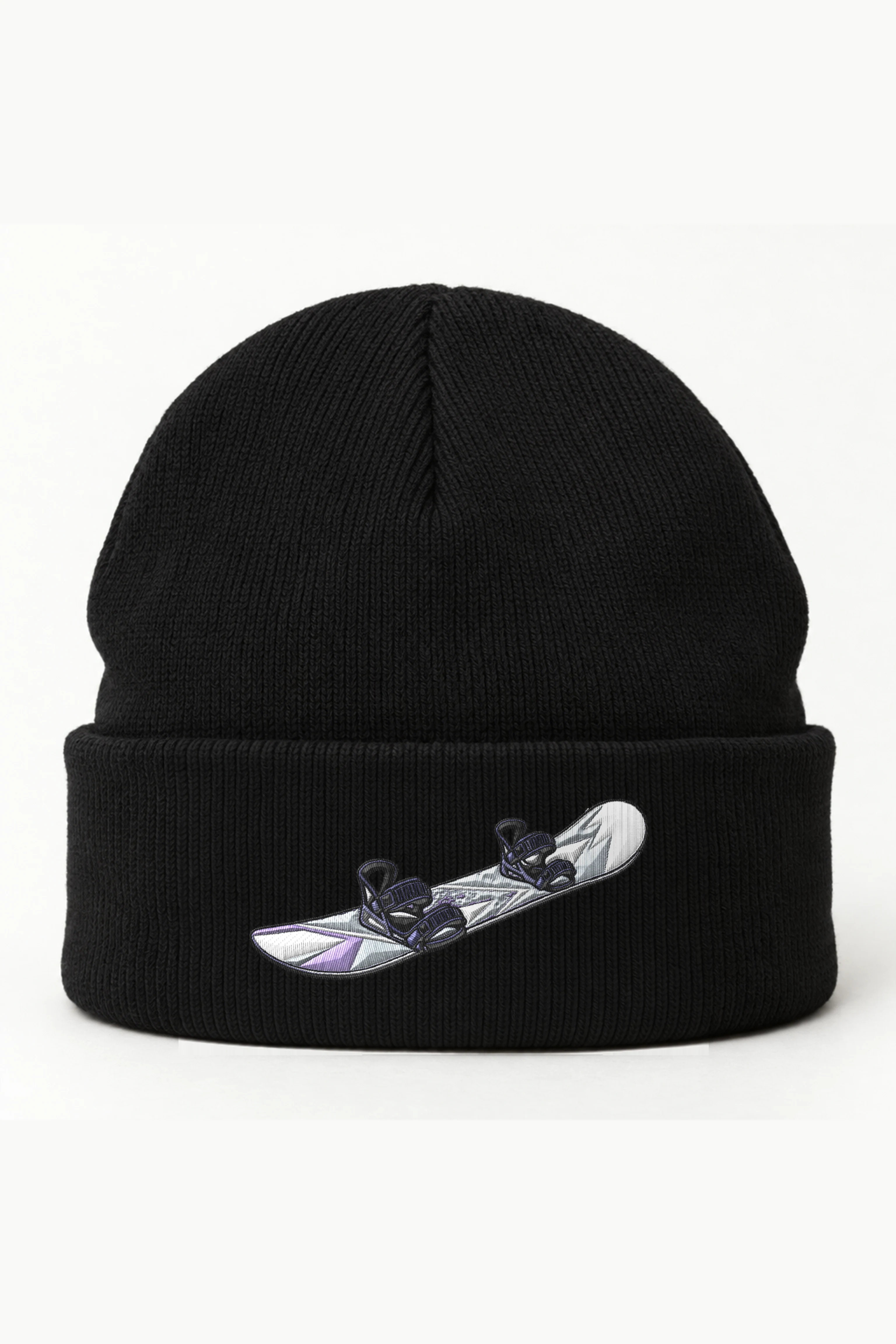 "Purple Shard Snowboard" Cuffed Beanie · Embroidered