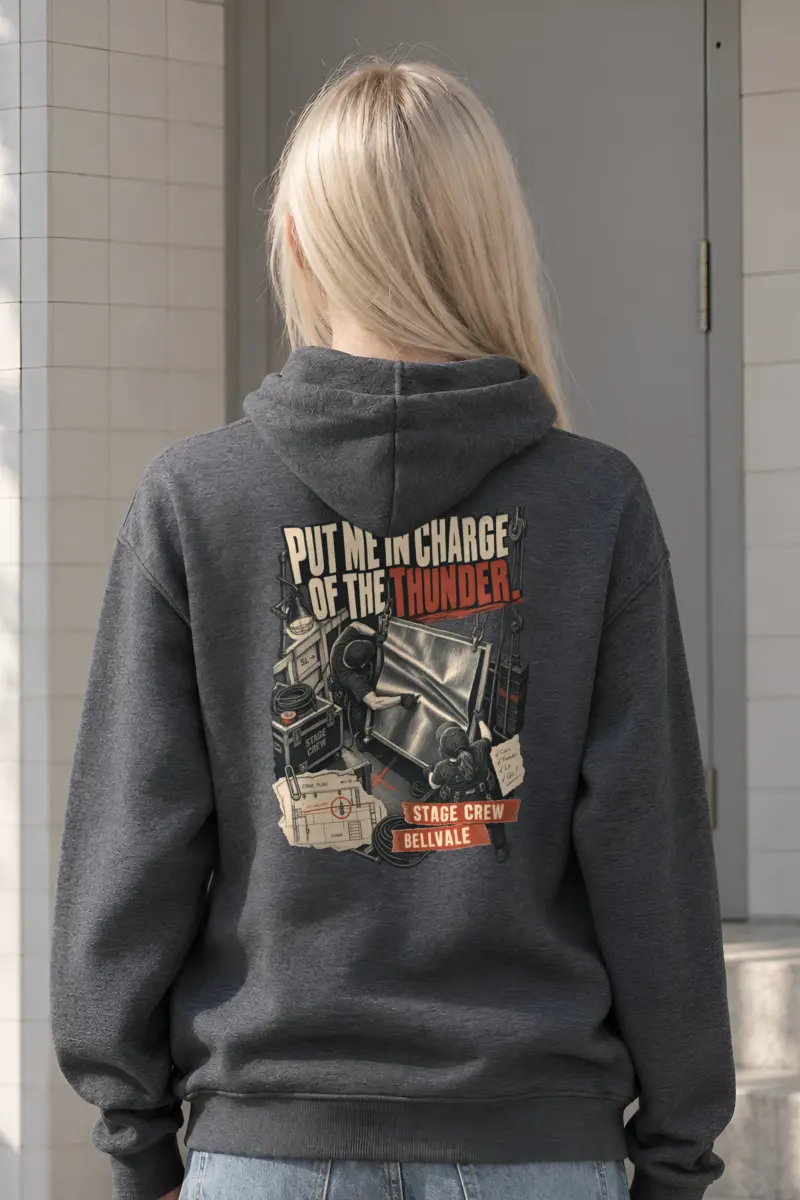 “Put Me in Charge of the Thunder” Heavy Blend Unisex Pullover Hoodie