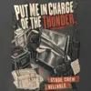 "Put Me in Charge of the Thunder" Men's Oversized Heavyweight Crewneck T-Shirt