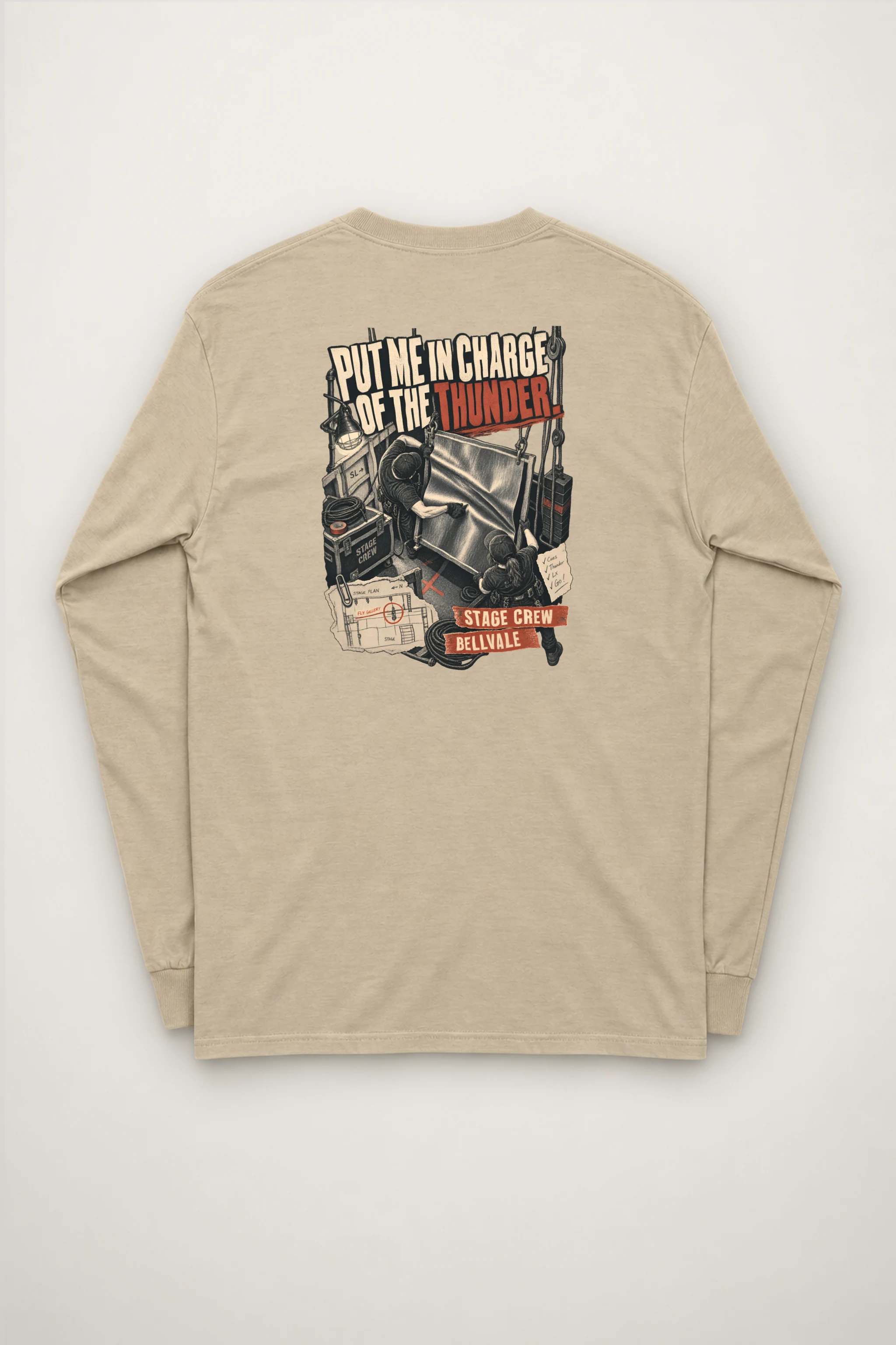 "Put Me in Charge of the Thunder" Unisex Longsleeve T-shirt