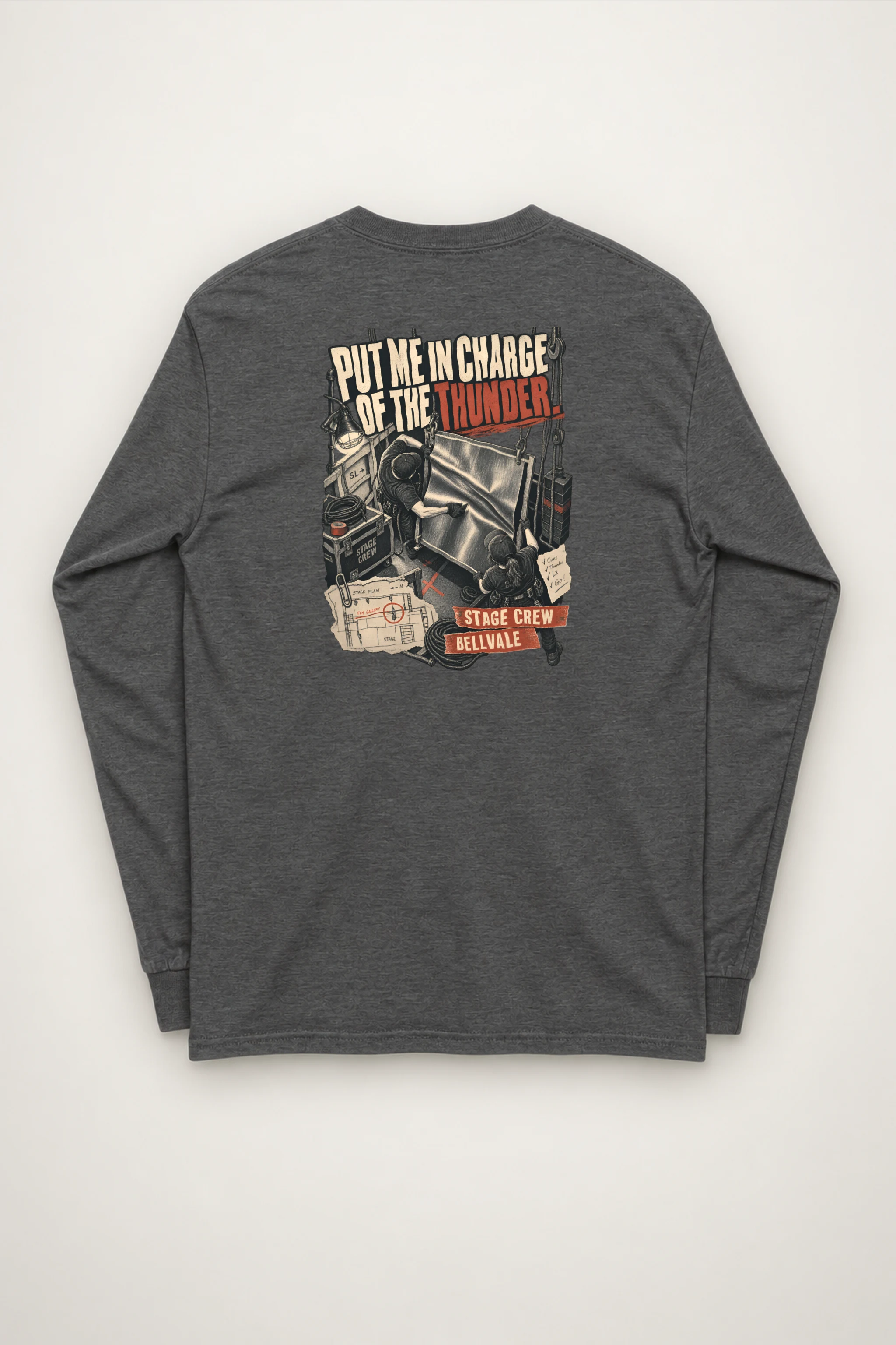 "Put Me in Charge of the Thunder" Unisex Longsleeve T-shirt