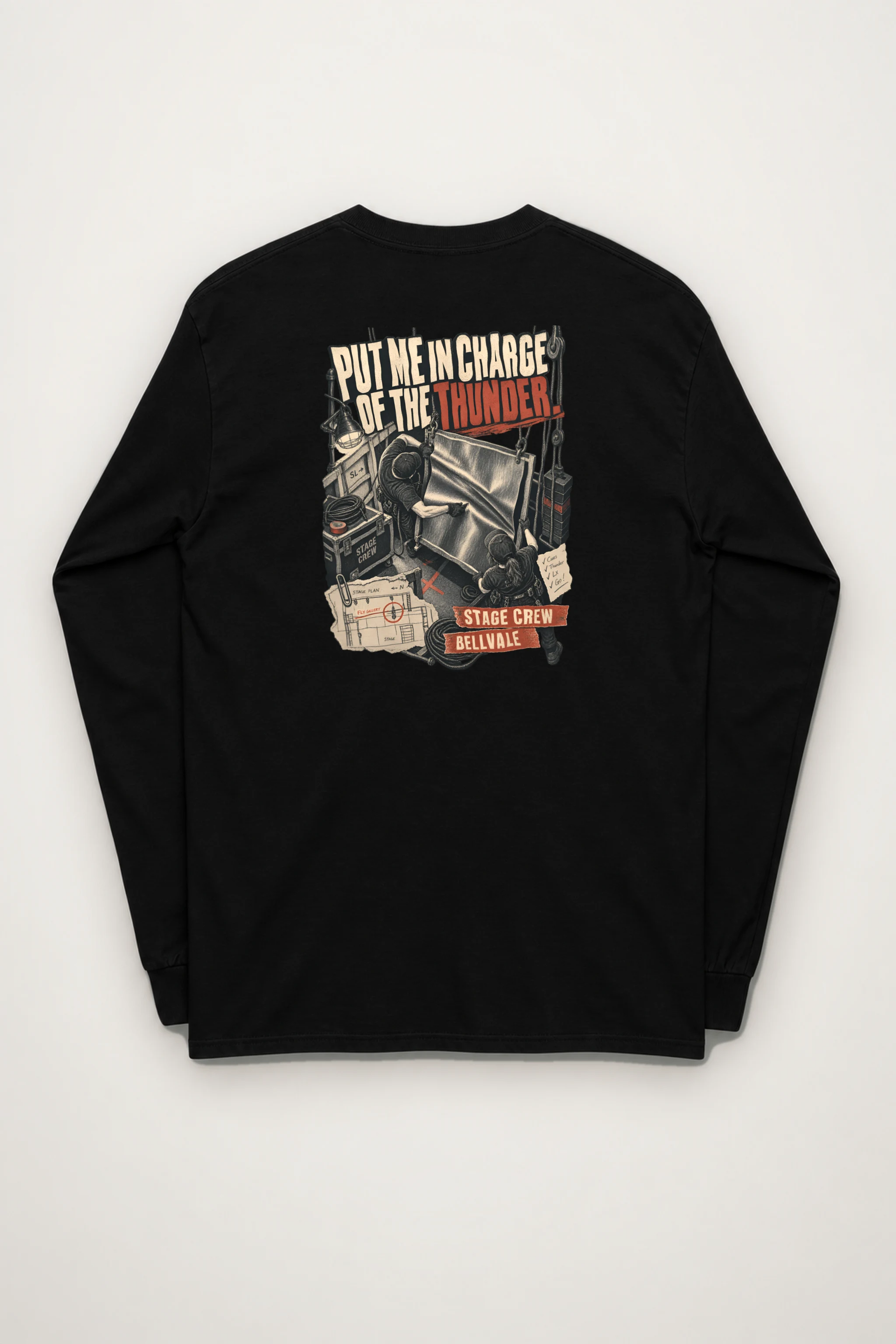 "Put Me in Charge of the Thunder" Unisex Longsleeve T-shirt