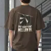 "Put Something Mellow On" Men's Oversized Heavyweight Crewneck T-Shirt