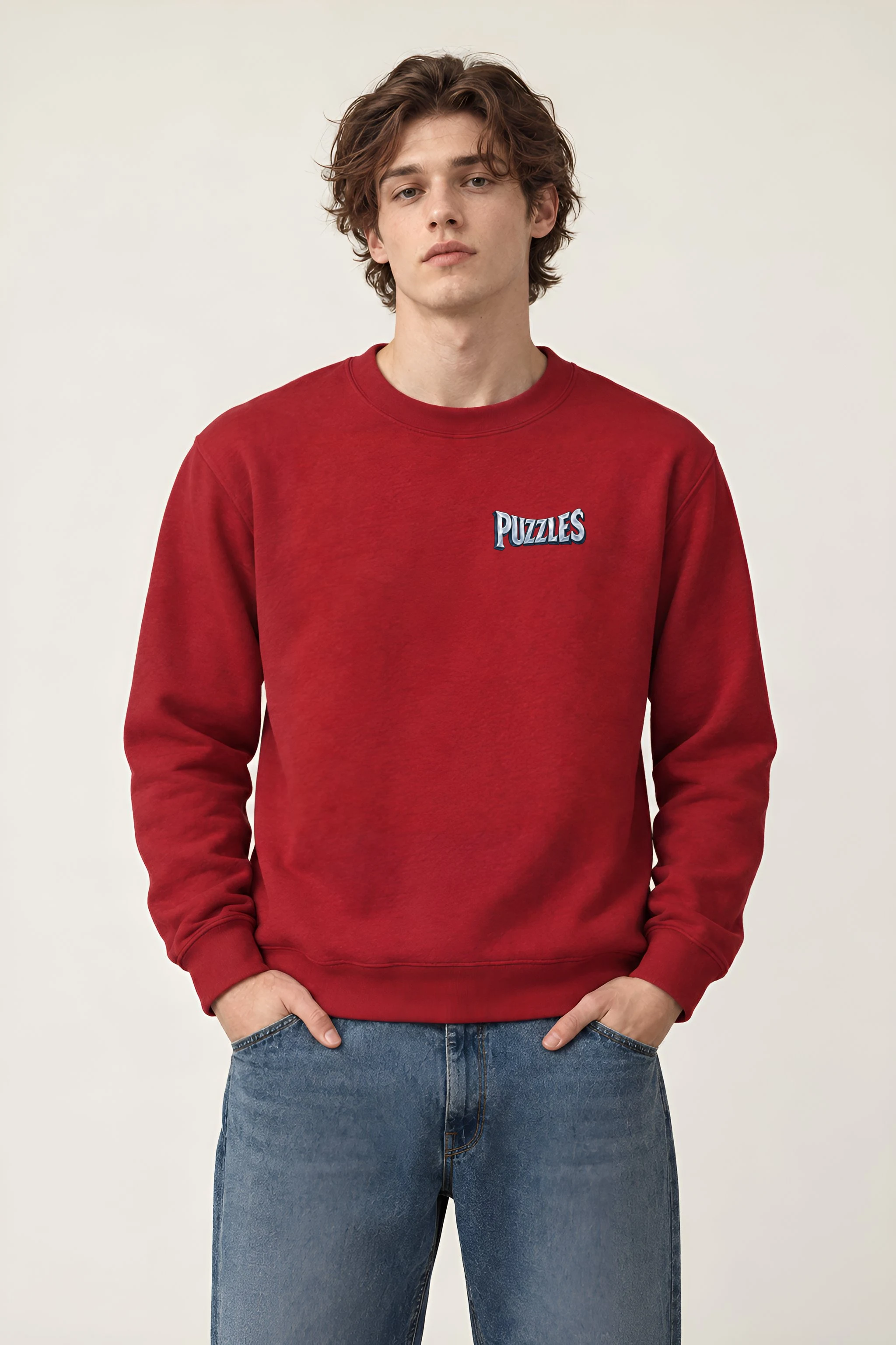 "Puzzles Get The Whole Table" Heavy Blend Unisex Crewneck Sweatshirt