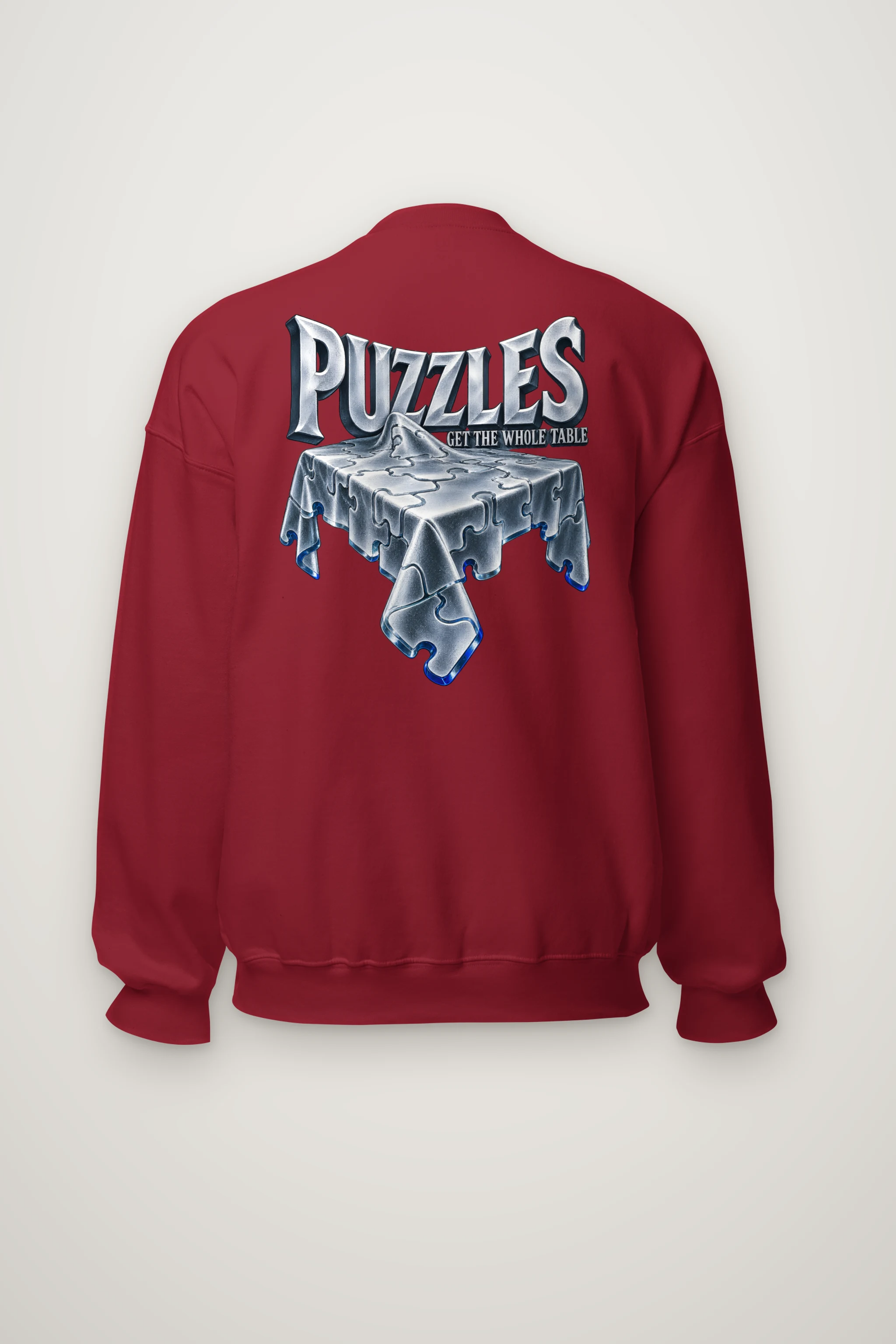 "Puzzles Get The Whole Table" Heavy Blend Unisex Crewneck Sweatshirt