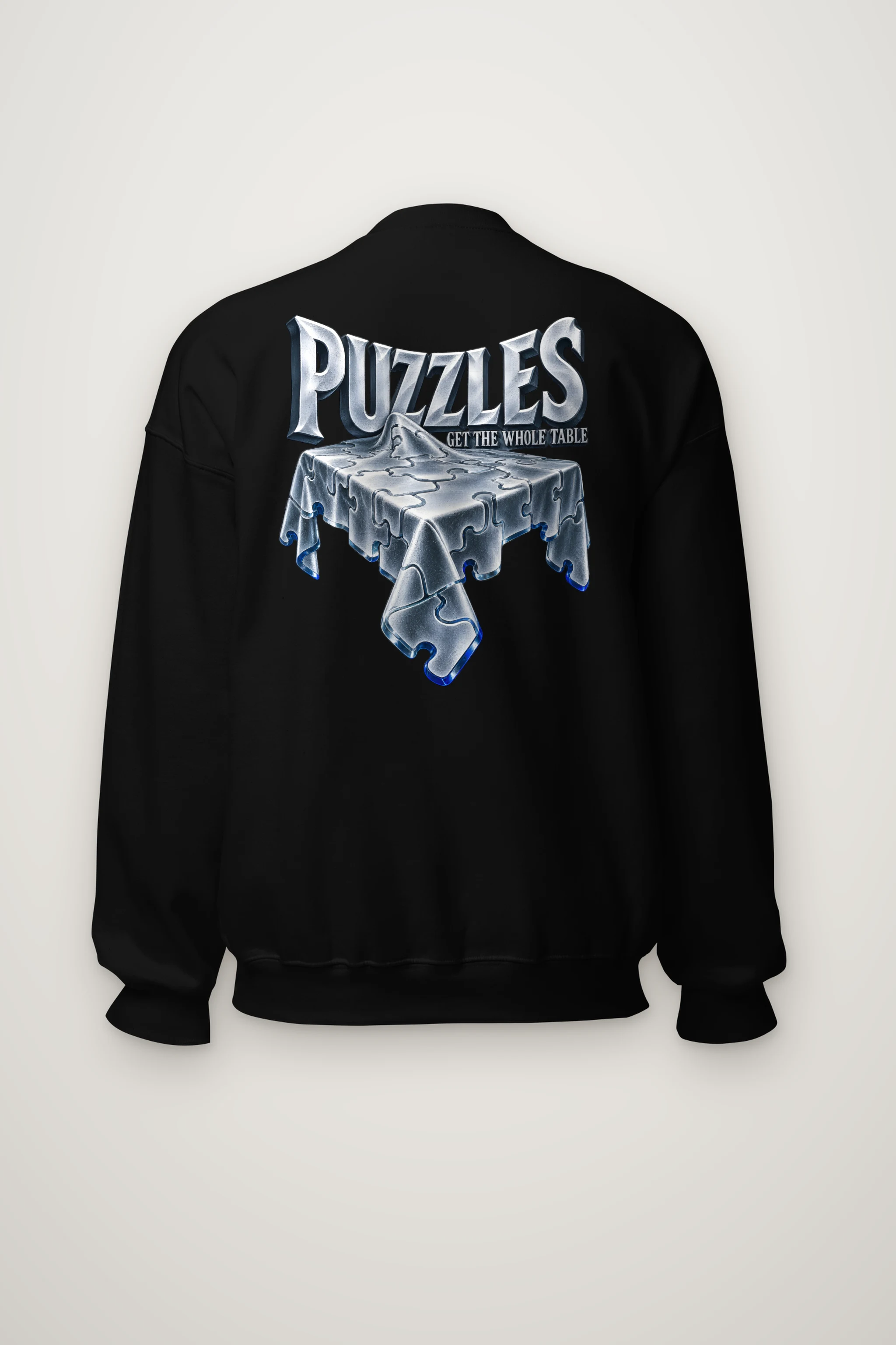 "Puzzles Get The Whole Table" Heavy Blend Unisex Crewneck Sweatshirt