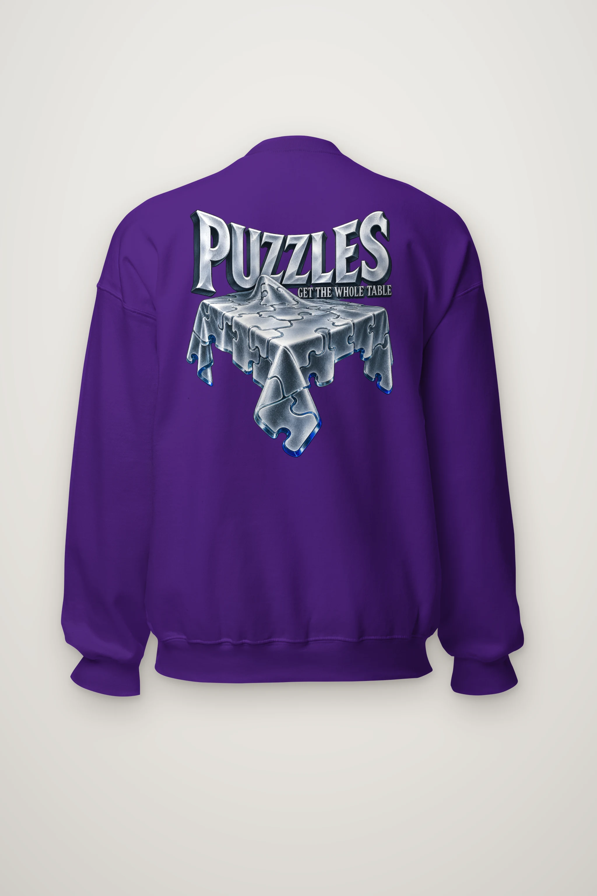 "Puzzles Get The Whole Table" Heavy Blend Unisex Crewneck Sweatshirt
