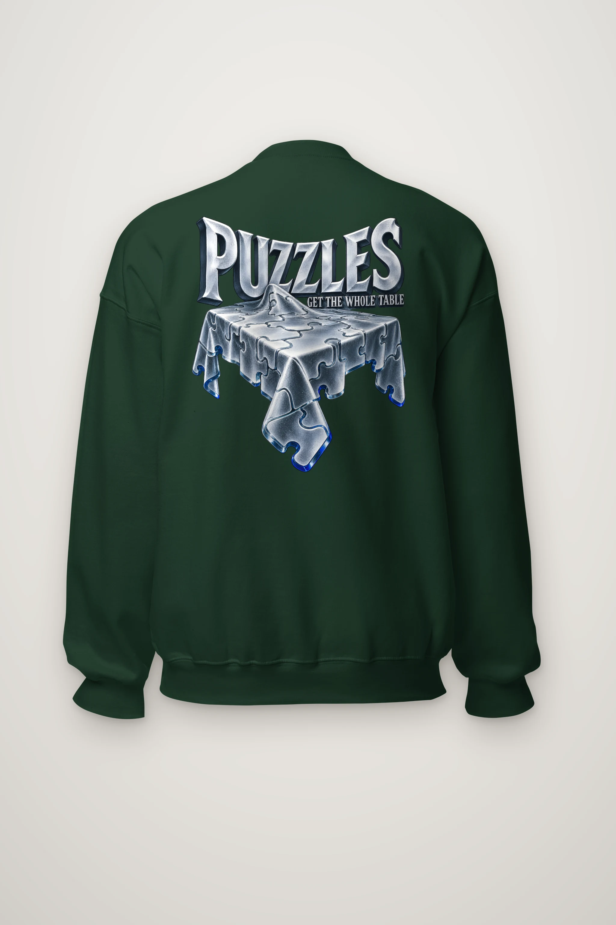 "Puzzles Get The Whole Table" Heavy Blend Unisex Crewneck Sweatshirt