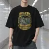 "Quarry Swimmers Stone Steps" Men's Oversized Heavyweight Crewneck T-Shirt