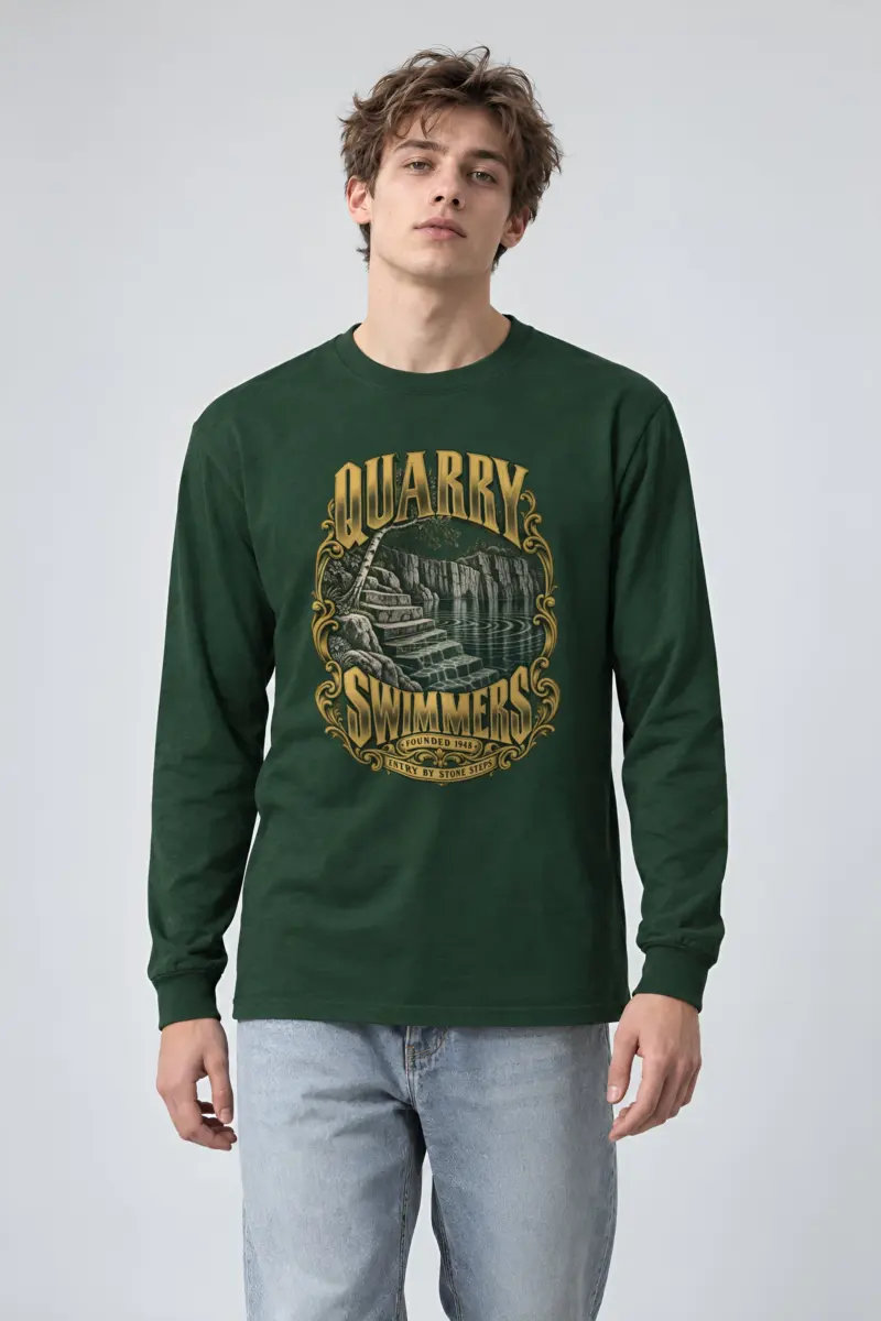 "Quarry Swimmers" Unisex Longsleeve T-shirt