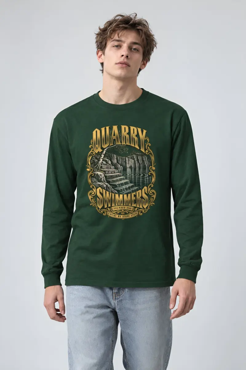"Quarry Swimmers" Unisex Longsleeve T-shirt