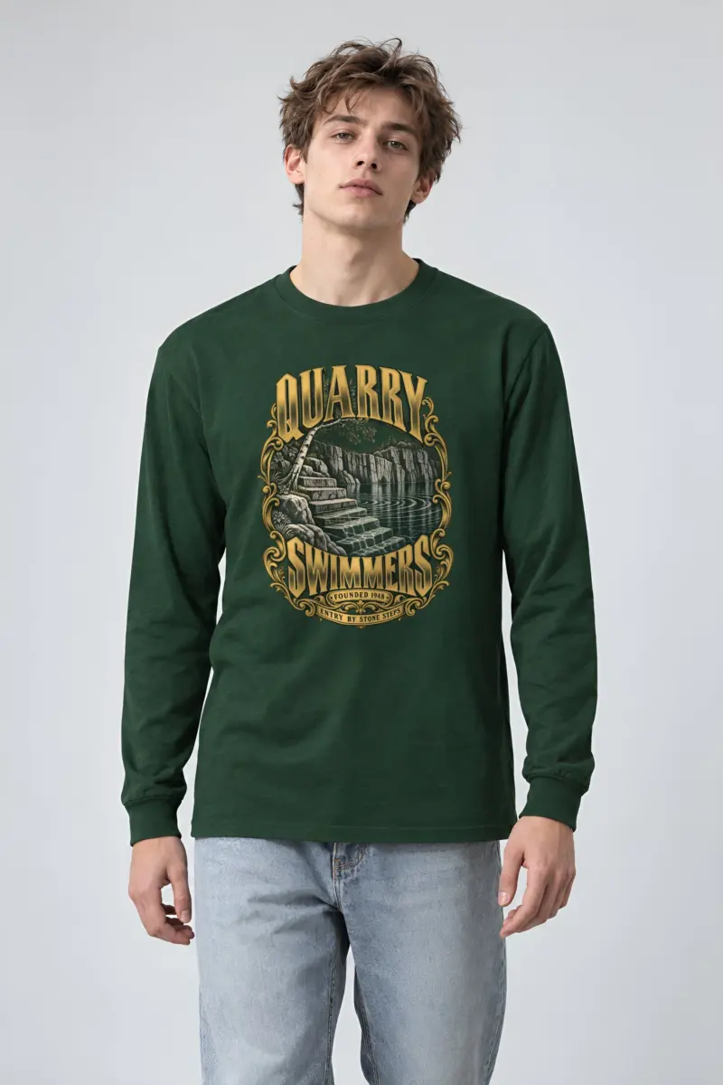 "Quarry Swimmers" Unisex Longsleeve T-shirt