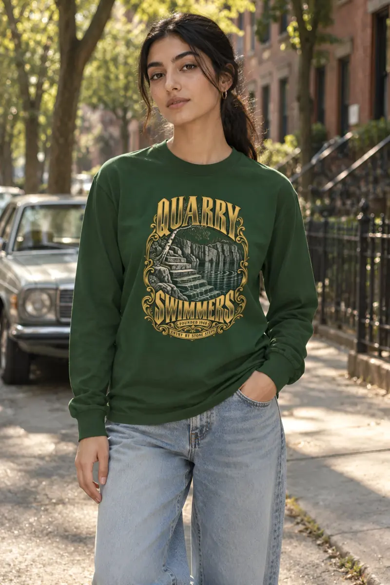 "Quarry Swimmers" Unisex Longsleeve T-shirt