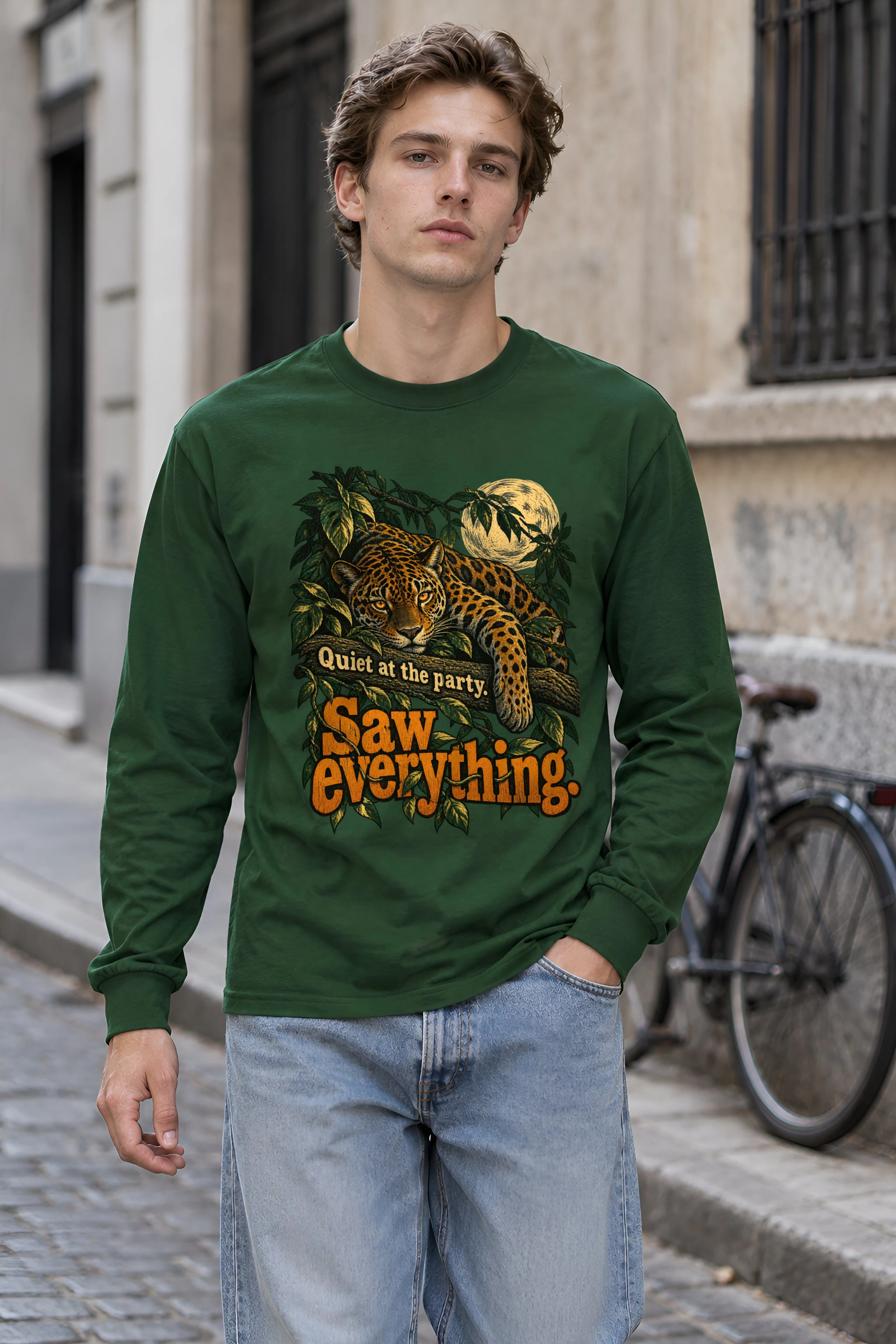 "Quiet at the Party" Unisex Longsleeve T-shirt