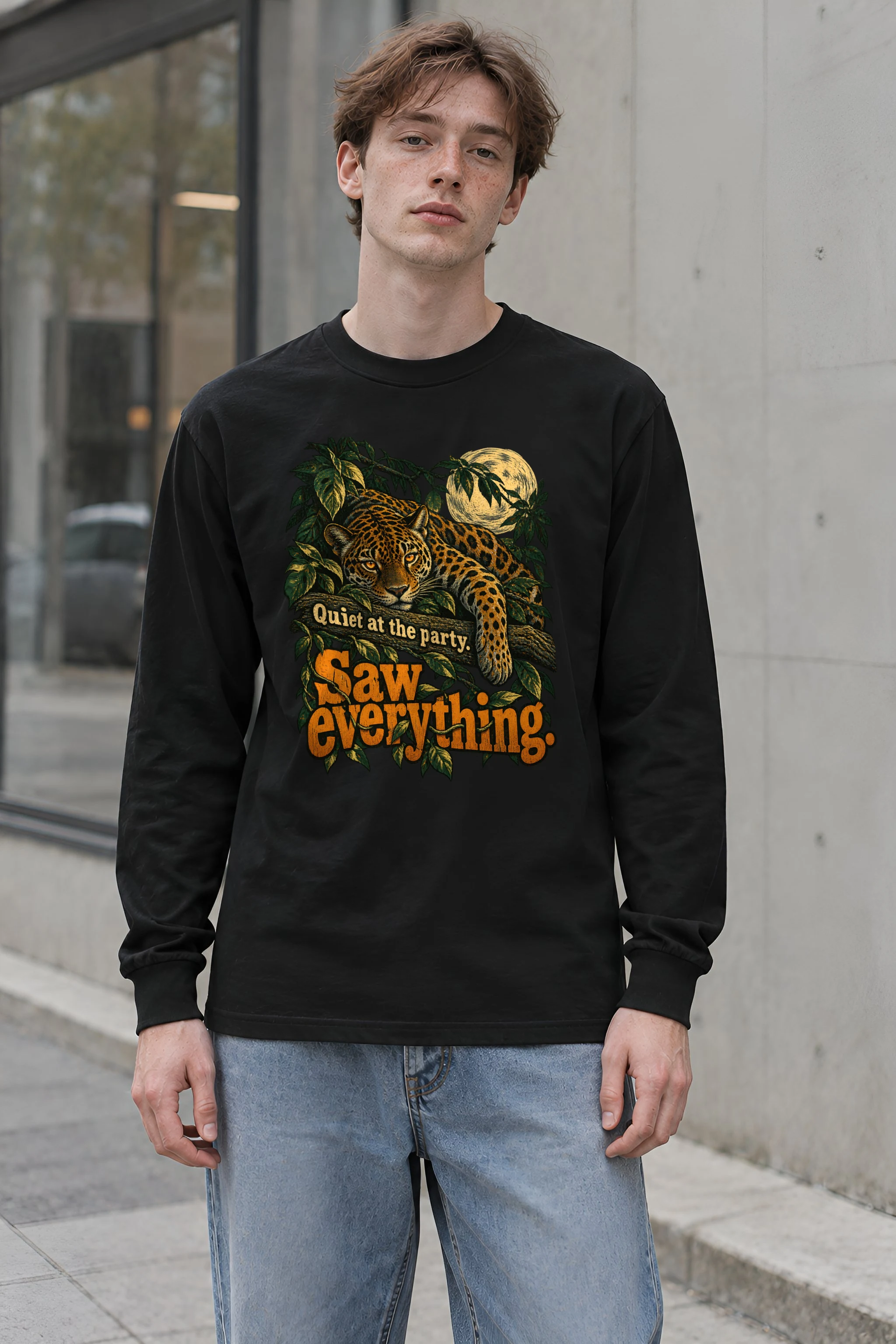 "Quiet at the Party" Unisex Longsleeve T-shirt