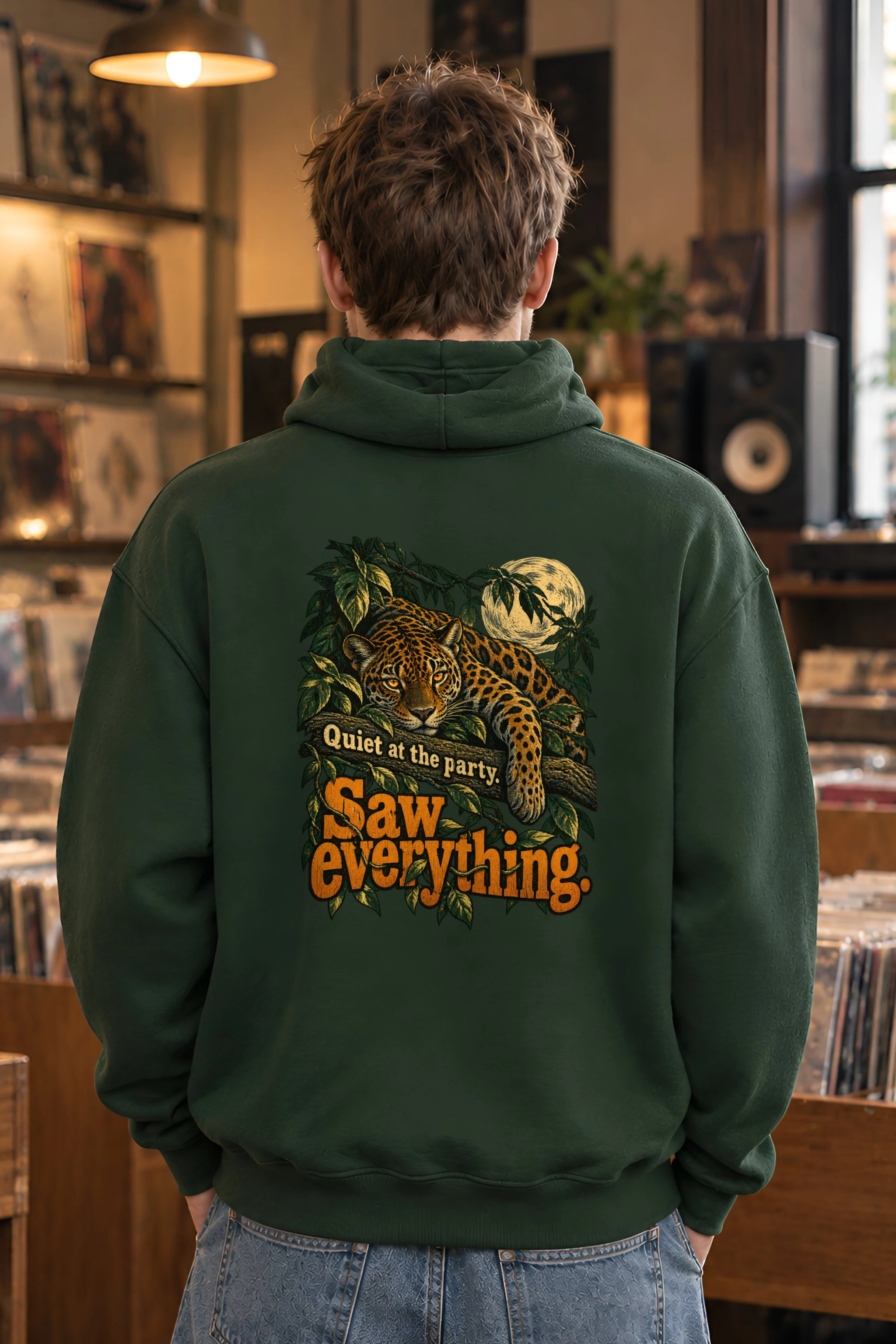 "Quiet At The Party" Unisex Pullover Hoodie