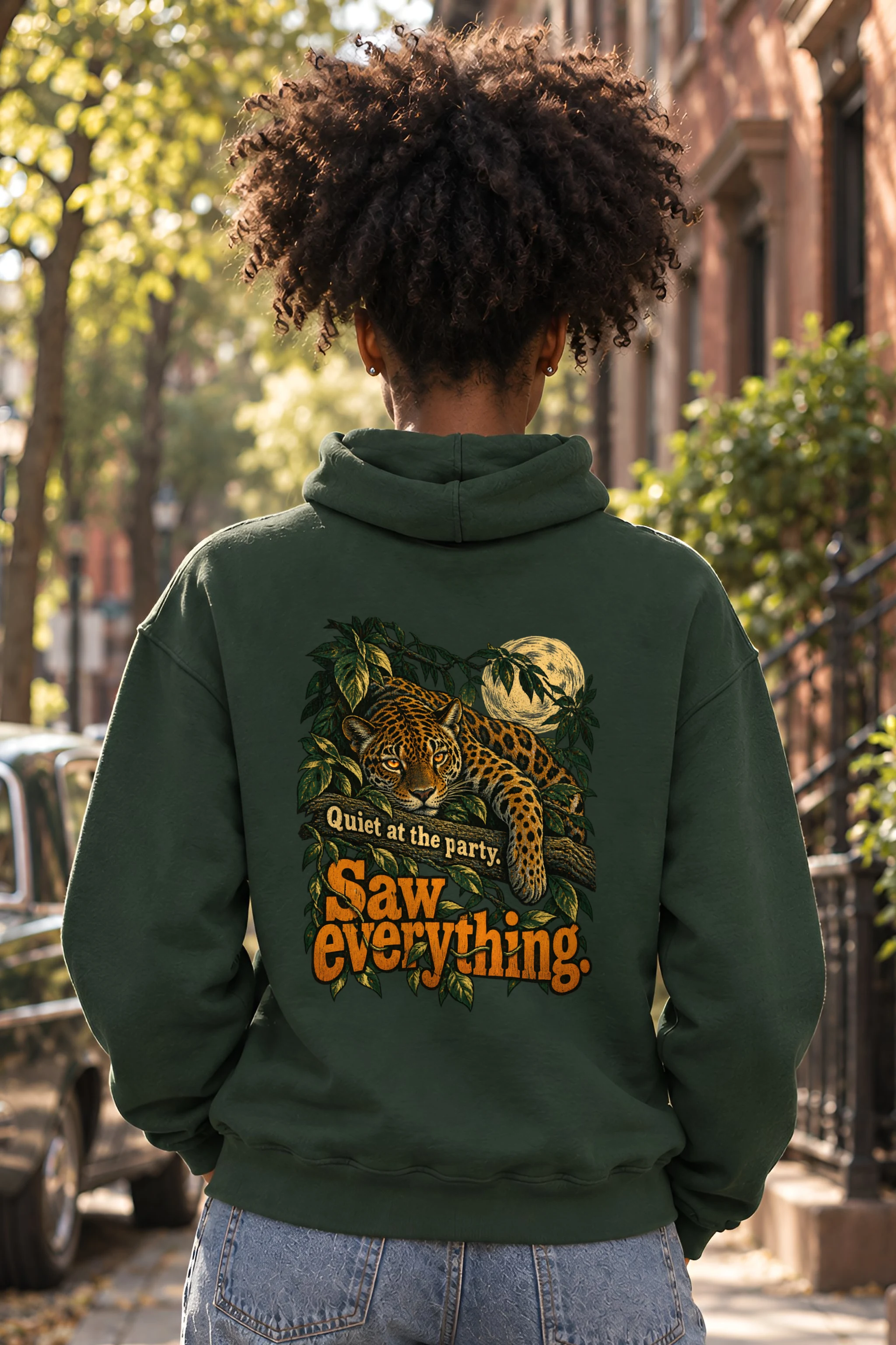 "Quiet At The Party" Unisex Pullover Hoodie