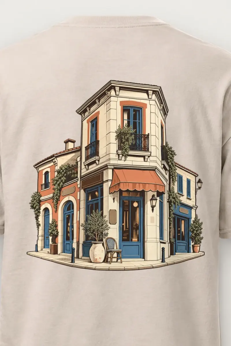 "Quiet Corner" Heavyweight Unisex Crewneck T-shirt