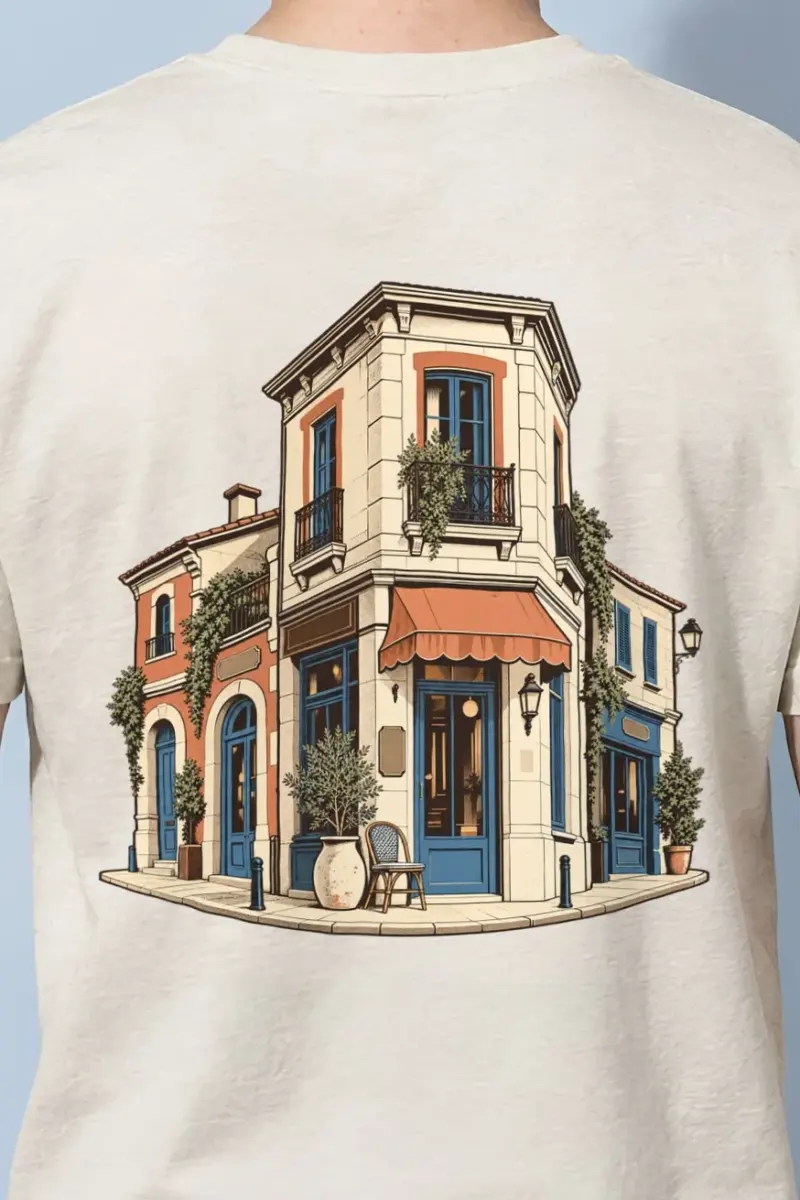 "Quiet Corner" Heavyweight Unisex Crewneck T-shirt