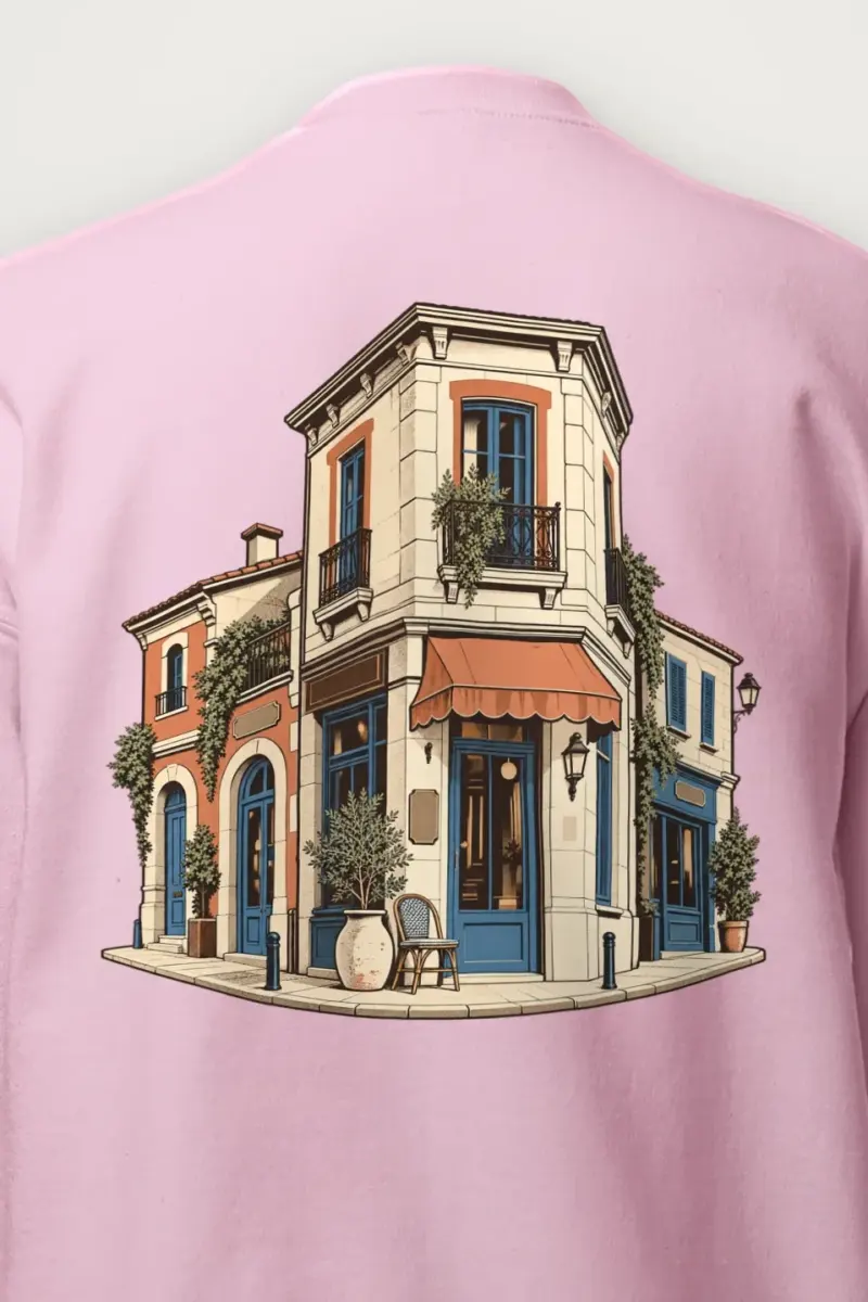 "Quiet Corner Townhouse" Heavy Blend Unisex Crewneck Sweatshirt