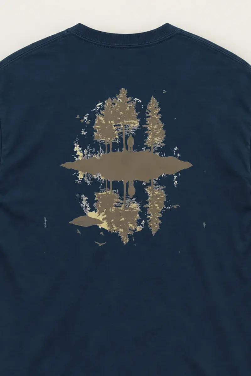 "Quiet Lake Pines" Unisex Longsleeve T-shirt
